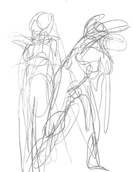 466x600 Giacometti Gesture Drawings - Leadership Drawing