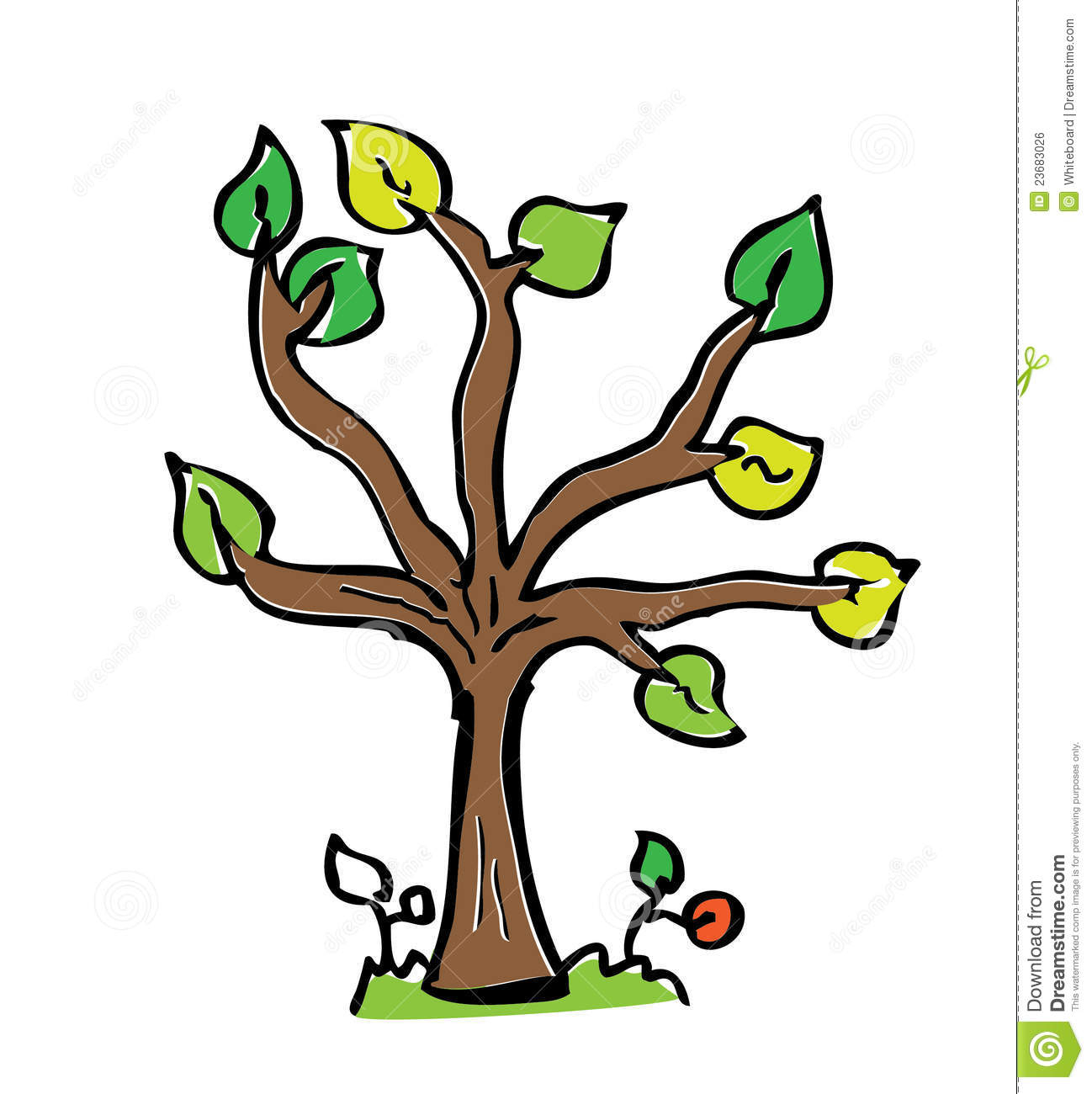 1298x1300 Draw A Cartoon Leaf - Leaf Cartoon Drawing