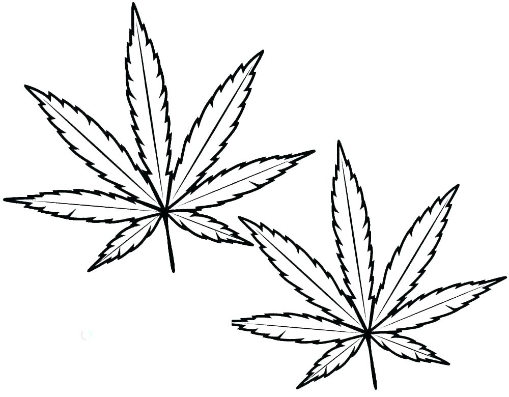 раскраска марихуаны