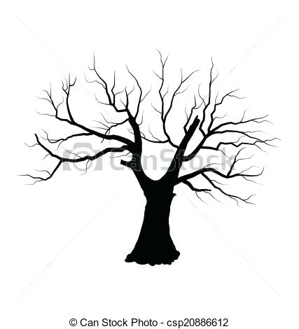 427x470 Tree Without Leaves Drawing Sketch Of Dead Tree Without Leaves - Leaf Drawing Pictures