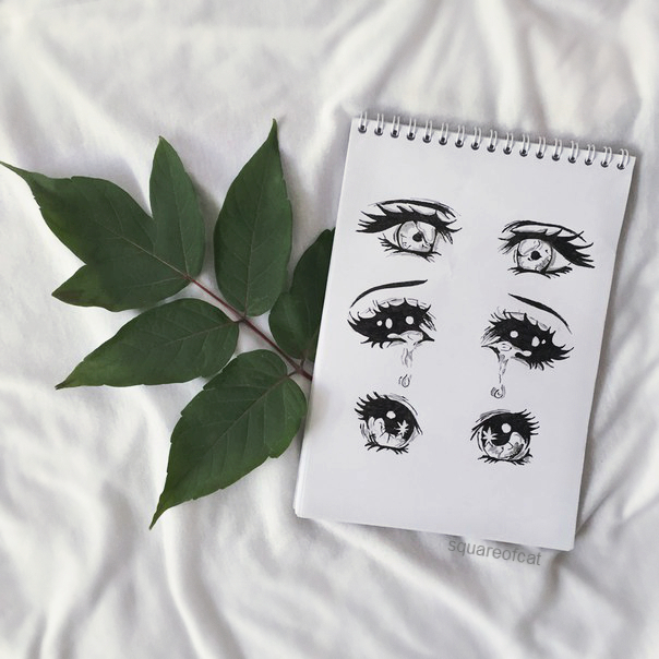 604x604 Images About Tumblr Drawings On We Heart It See More - Leaf Drawing Tumblr