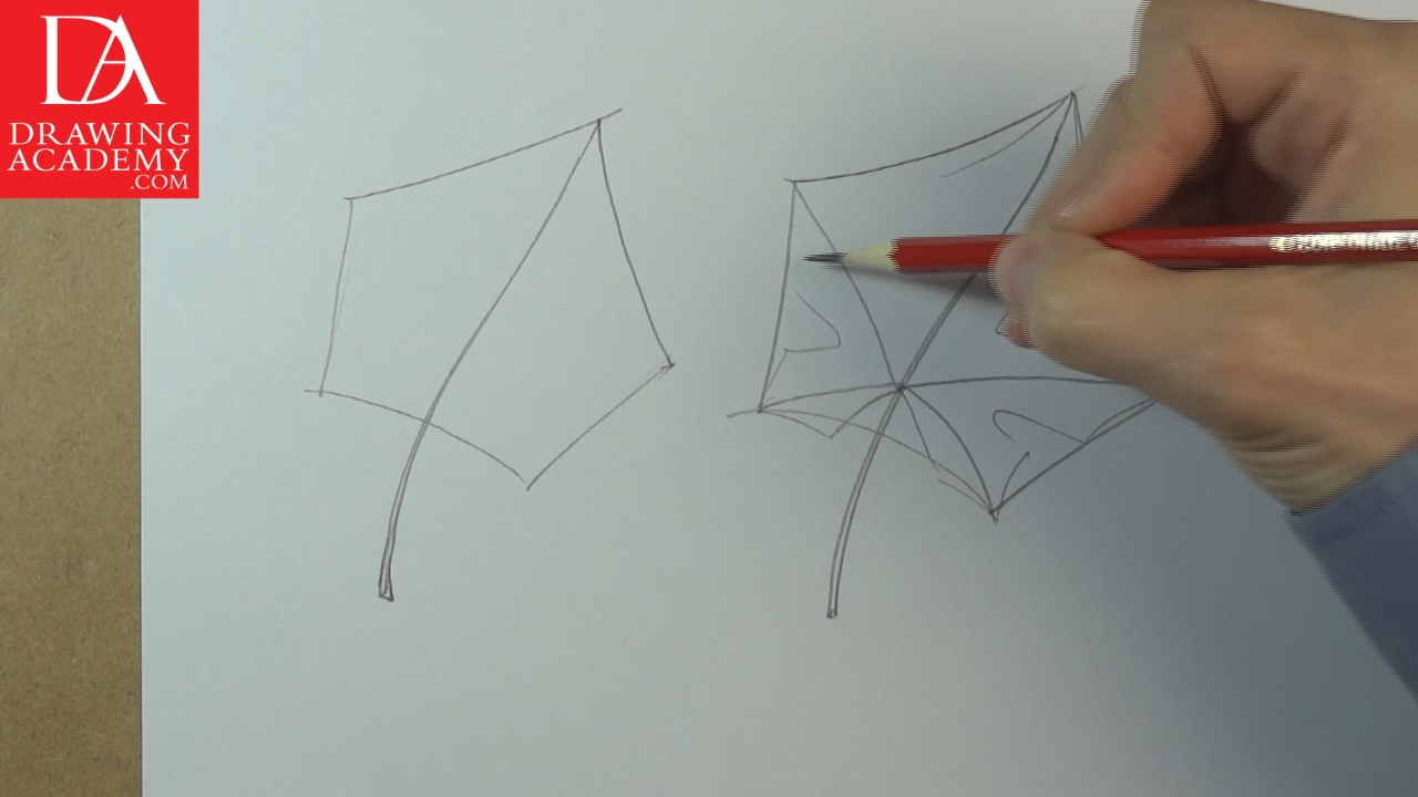 1280x720 How To Draw A Leaf - Leaf Drawings In Pencil