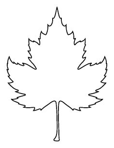 236x305 Printable Clip Art For Leaves Leaf Outline Clip Art Projects - Leaf Outline Drawing