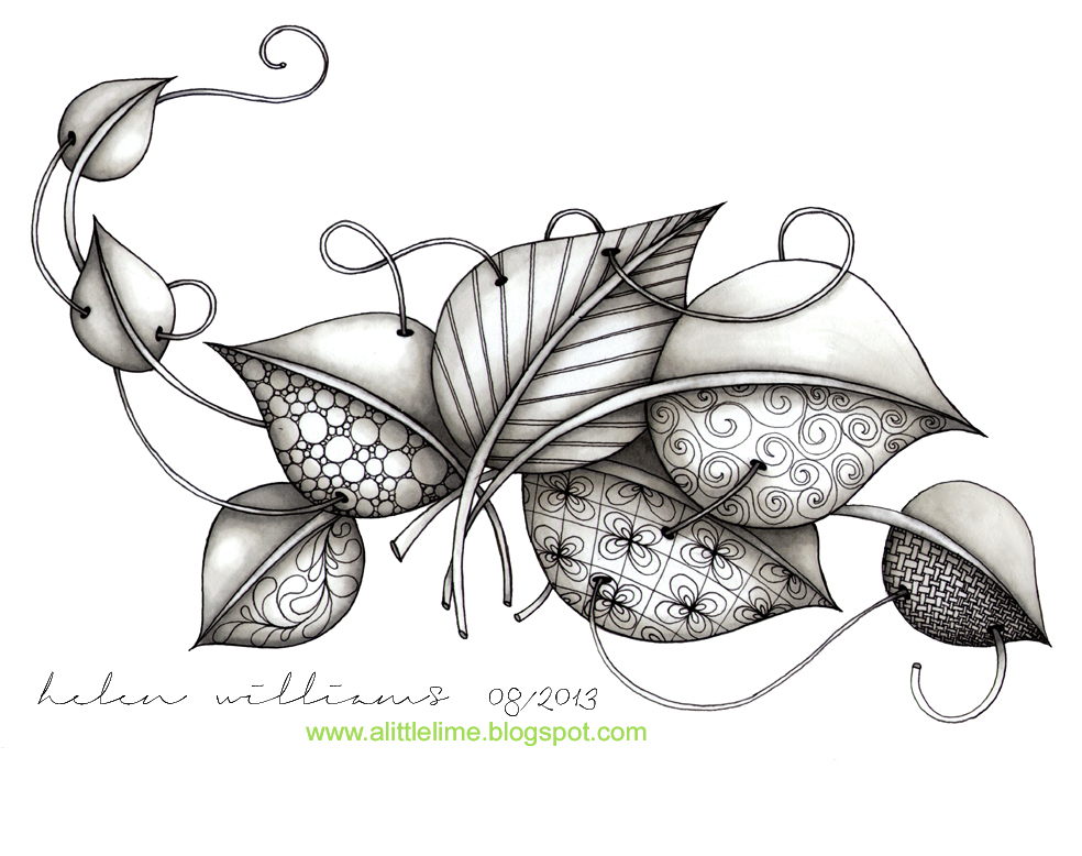 984x778 Leaves - Leaf Pattern Drawing