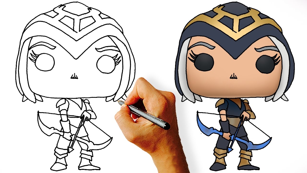 1280x720 How To Draw Chibi Ashe - League Of Legends Drawing