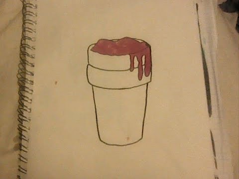 480x360 How To Draw A Cup Of Lean - Lean Drawing