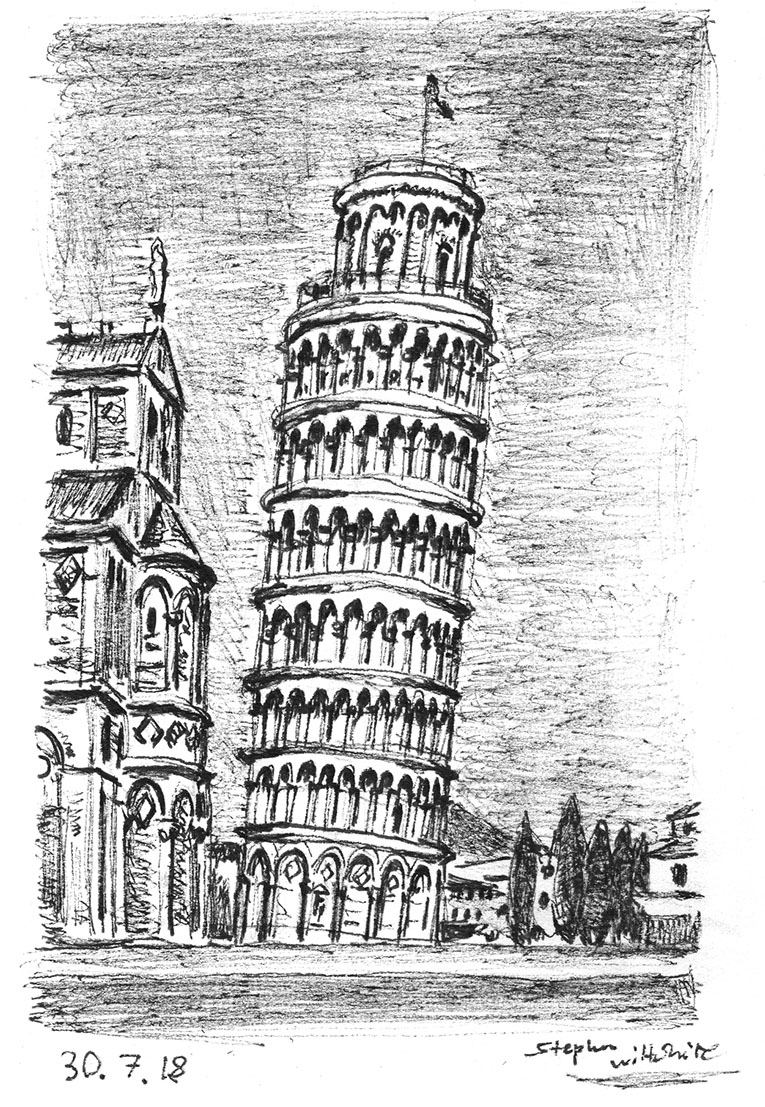 765x1107 Leaning Tower Of Pisa - Leaning Tower Of Pisa Drawing