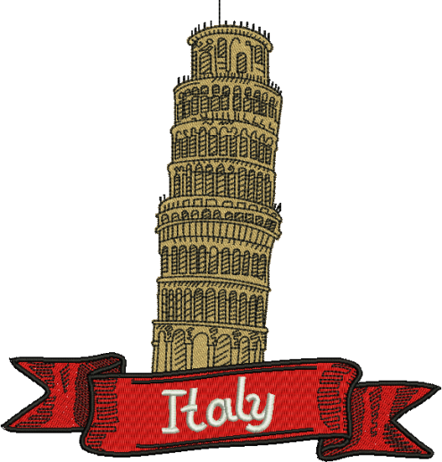 495x517 Leaning Tower Of Pisa Drawing - Leaning Tower Of Pisa Drawing