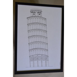 Leaning Tower Of Pisa Pencil Drawing At Paintingvalley.com 