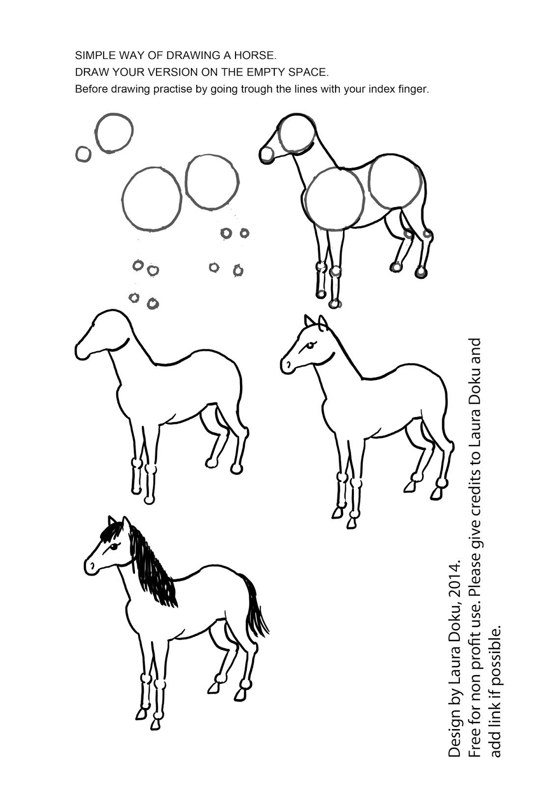 1131x1600 Learn To Draw A Horse Step - Learn Drawing Free