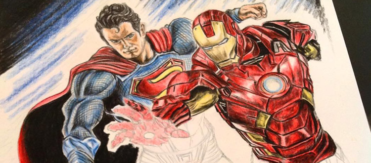 750x330 Cool Superheroes To Draw - Learn Drawing Free