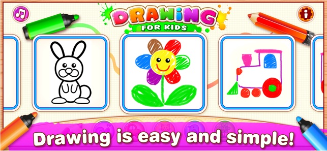 643x297 Drawing For Kids Games! Apps On The App Store - Learning Drawing For Toddlers