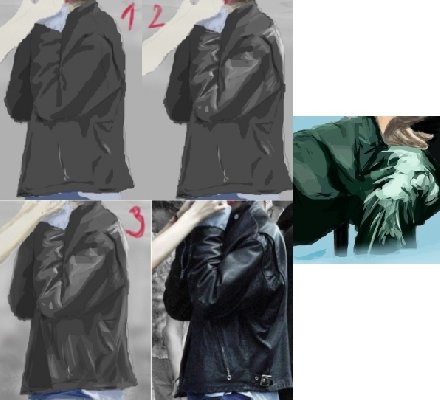 440x400 Drawing Drawing Tutorial - Leather Drawing