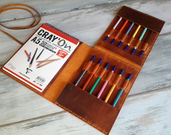 242x192 Southwestern Sketchbook,japanese Stab - Leather Drawing Journal