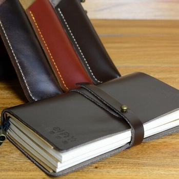 349x350 vintage leather journal notebook for writing,drawing,sketching - Leather Drawing Journal