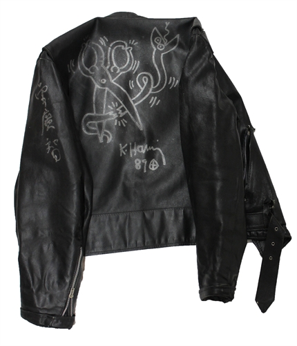 430x500 Untitled - Leather Jacket Drawing