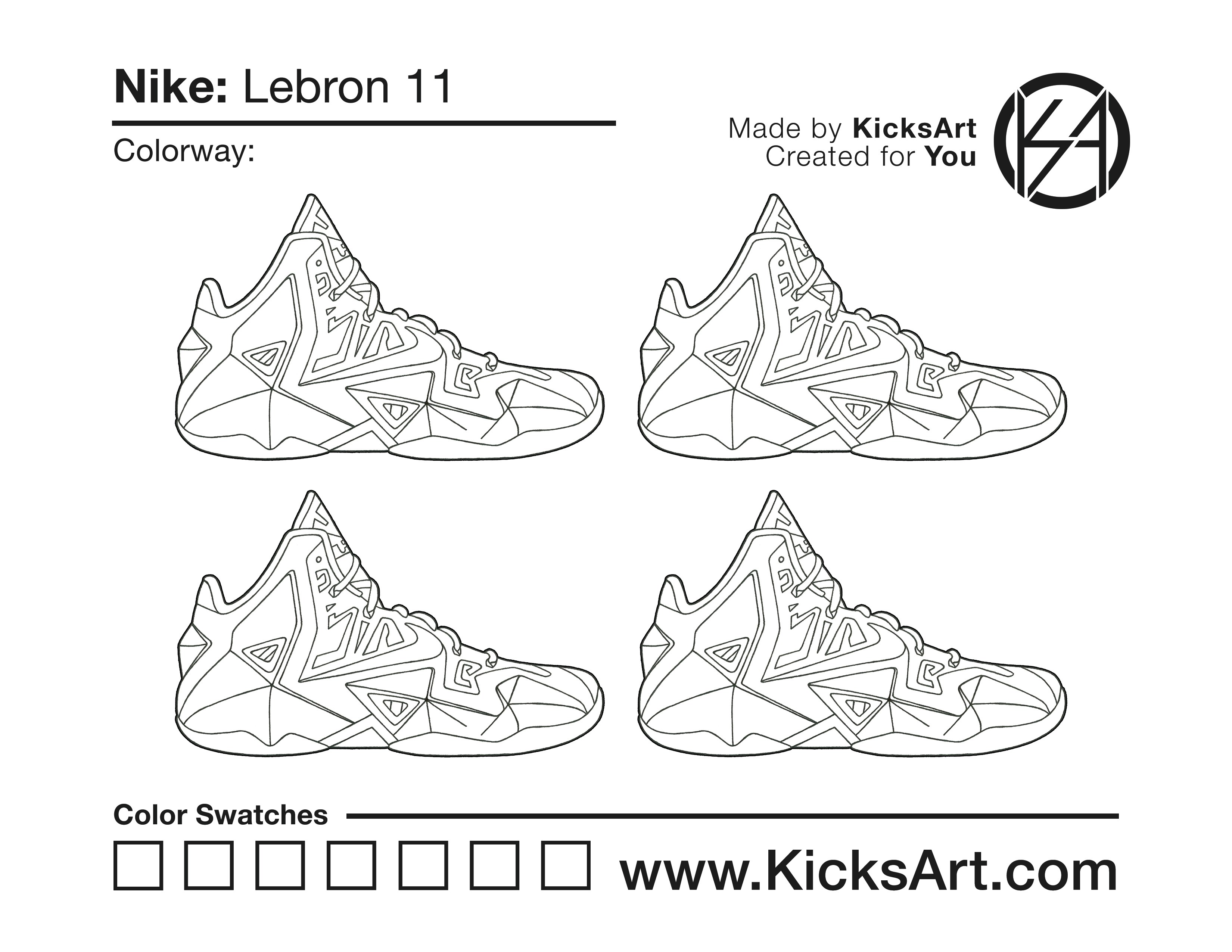 3300x2550 nike lebron - Lebron 11 Drawing