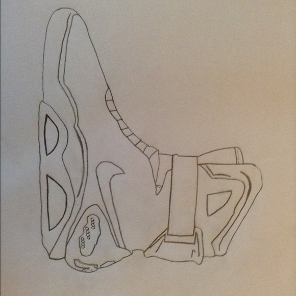 580x580 nike other air magair force drawing bundle poshmark - Lebron 11 Drawing