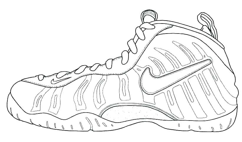 Как нарисовать кроссовок найк