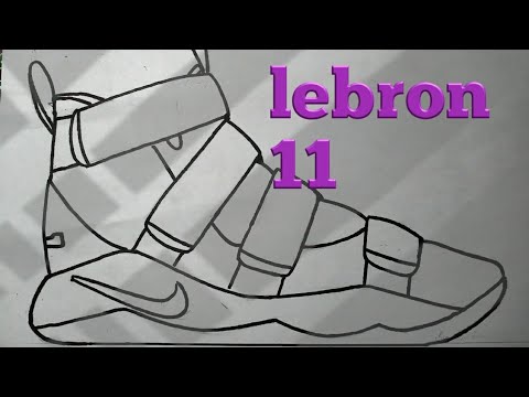 480x360 drawing lebron soldier - Lebron 11 Drawing