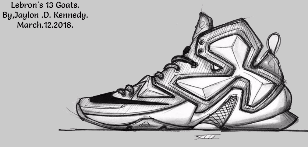989x472 lebron goats - Lebron 12 Drawing