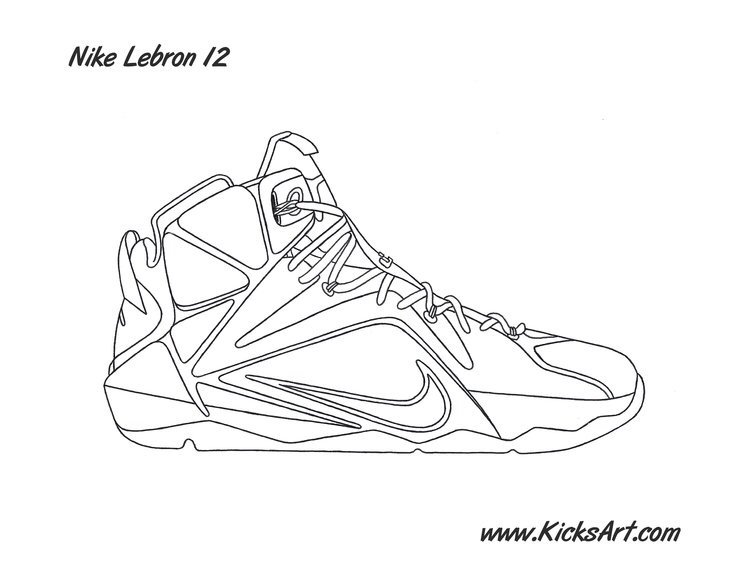 750x580 nike lebron stencil now available! hoops amino - Lebron 12 Drawing