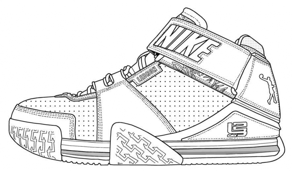 1024x602 nike lebron - Lebron 12 Drawing