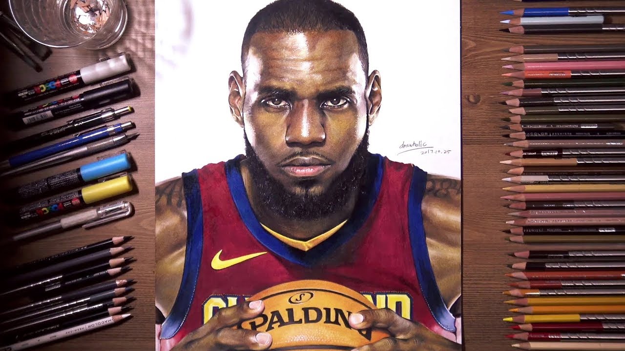 1280x720 drawing lebron james - Lebron Drawing