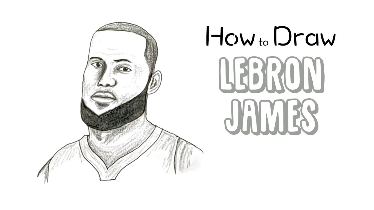 1280x720 how to draw lebron james - Lebron Drawing