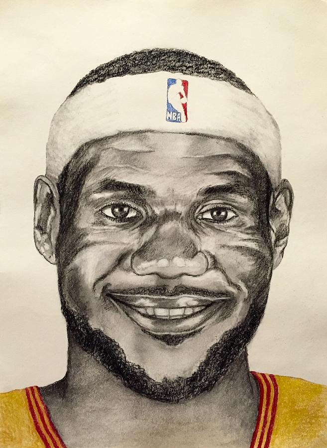 657x900 lebron james drawing - Lebron Drawing