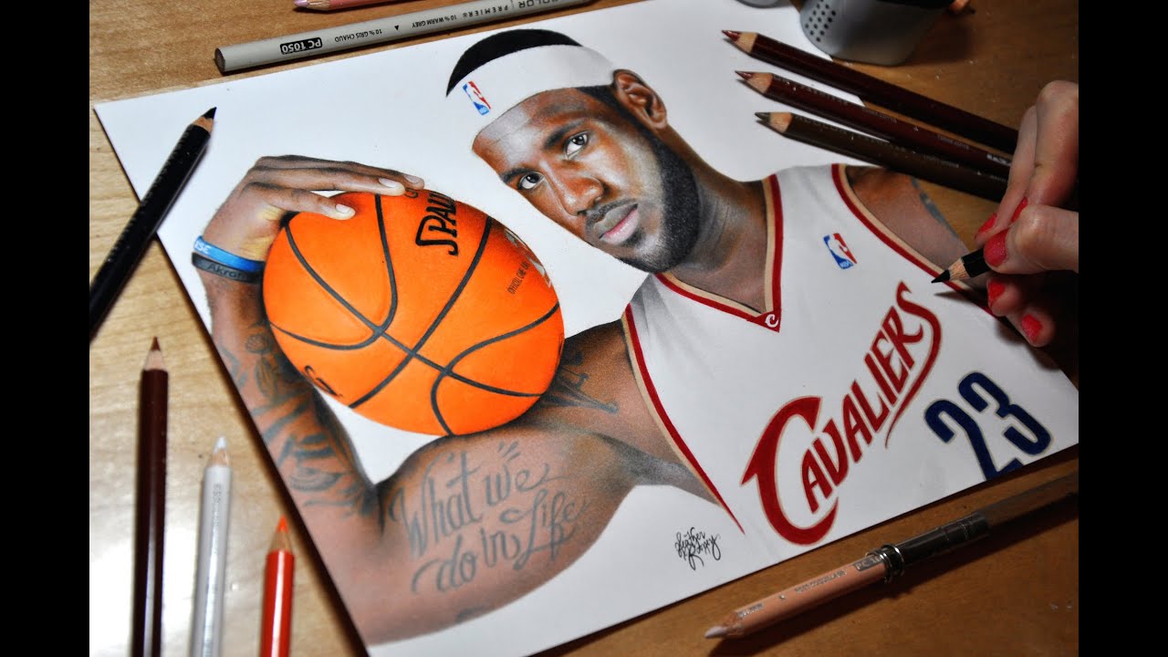 1280x720 drawing lebron james - Lebron Drawing