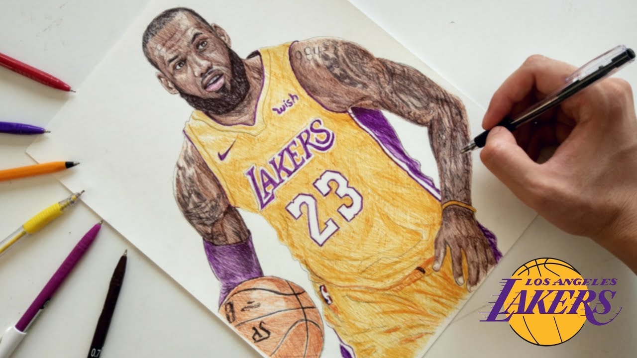 1280x720 drawing lebron james - Lebron Drawing