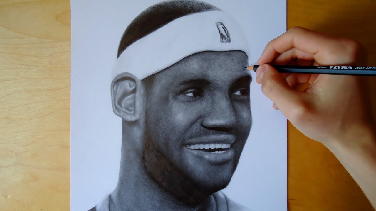 1280x720 drawing lebron james - Lebron Drawing
