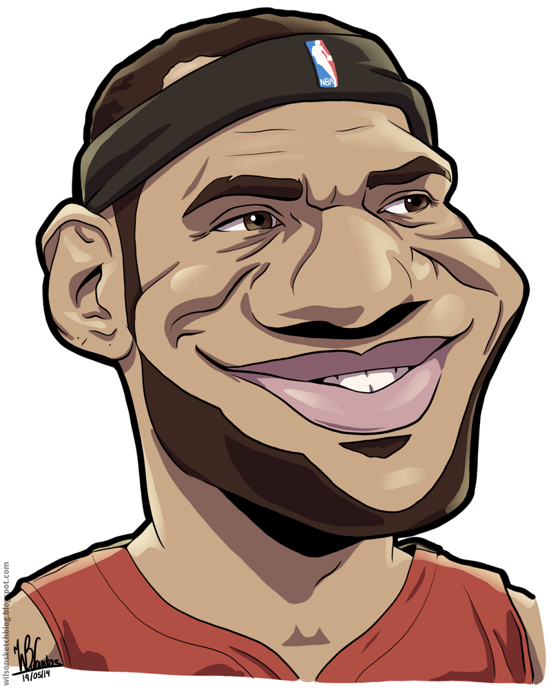 800x1000 lebron james - Lebron James Cartoon Drawing