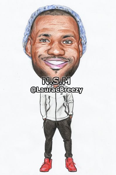 397x600 lebron james caricature's portrait's caricature - Lebron James Cartoon Drawing