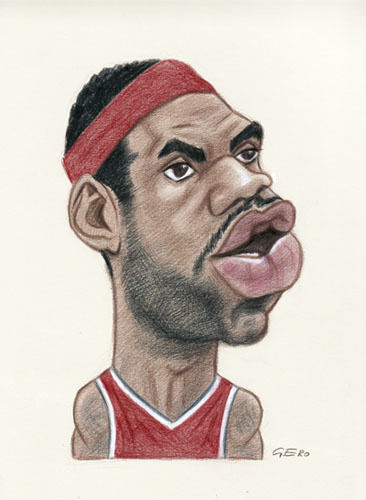 366x500 nba news corner lebron james funny cartoons - Lebron James Cartoon Drawing