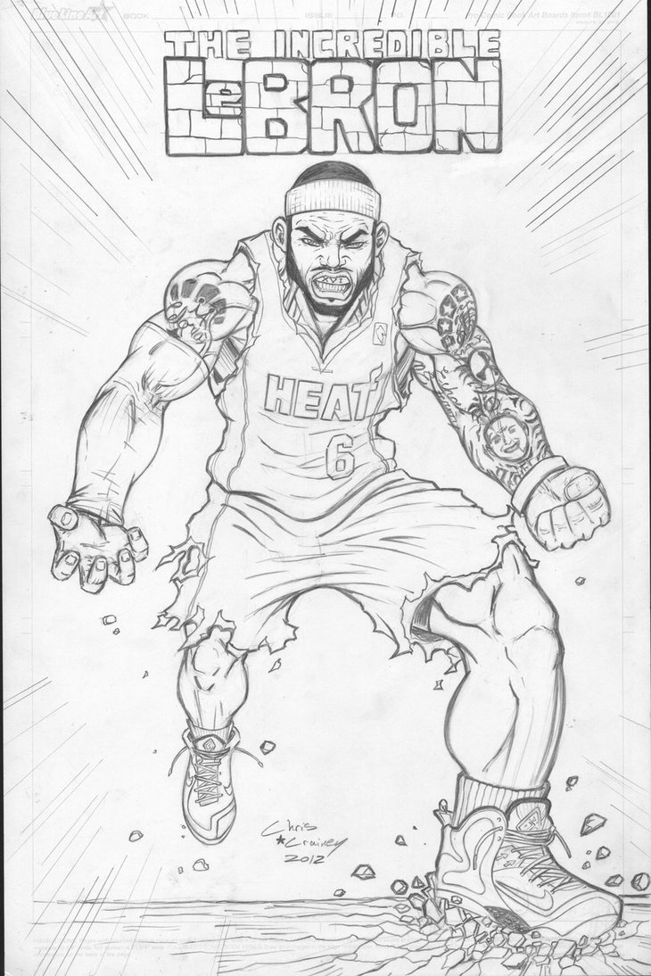 730x1094 sketches of lebron james - Lebron James Cartoon Drawing