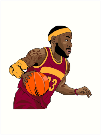 Lebron James Cartoon Drawing at PaintingValley.com | Explore collection ...