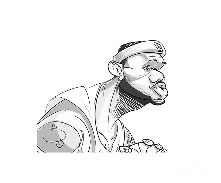 Lebron James Drawing at PaintingValley.com | Explore collection of ...