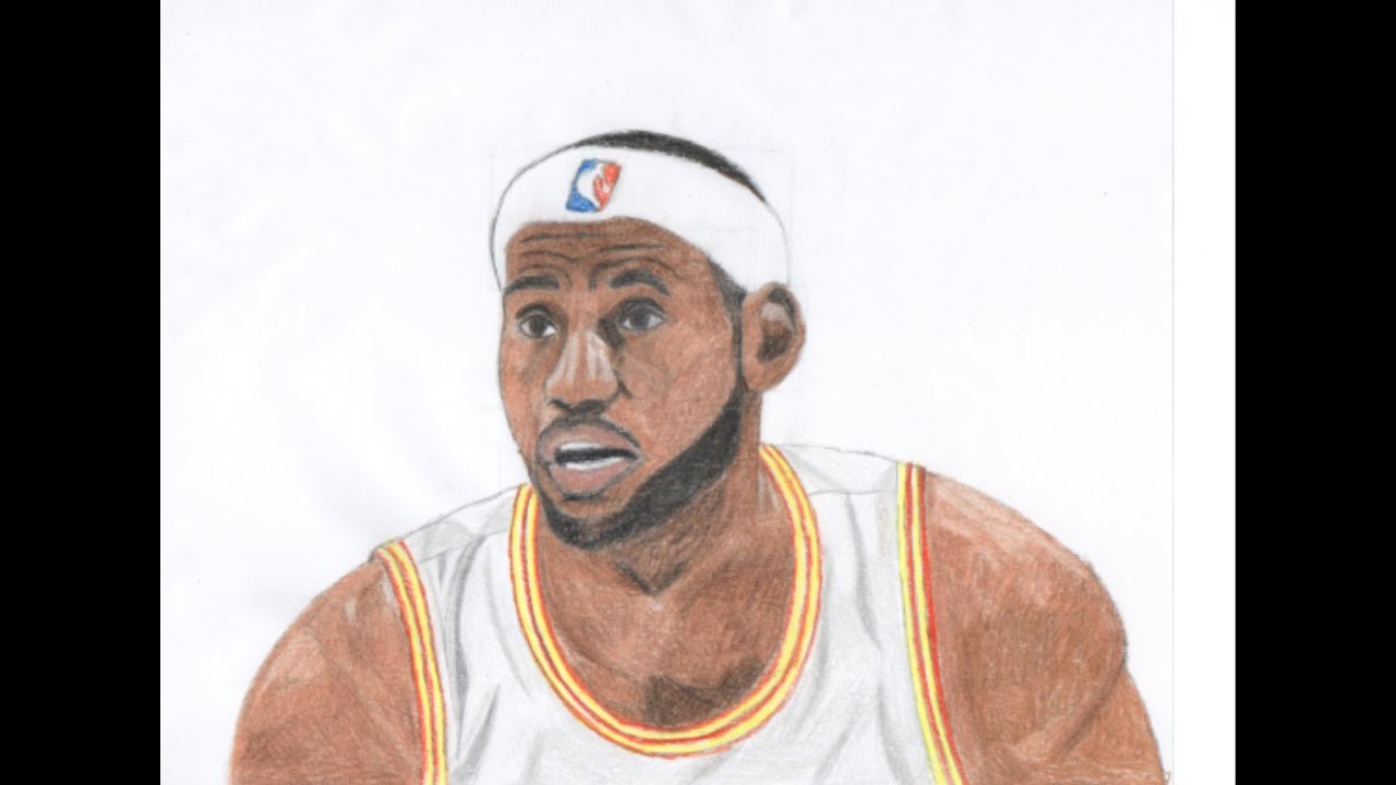 1280x720 Lebron James Drawing - Lebron James Drawing