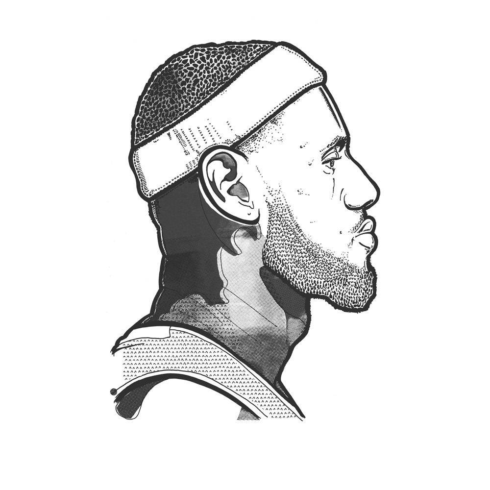 LeBron James Pencil Drawing