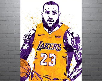 340x270 Lebron James Art Etsy - Lebron James Drawing