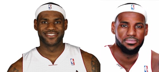 554x254 This Drawing Of Lebron James Will Amaze You - Lebron James Drawing