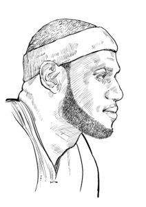 Lebron James Drawing At Paintingvalley.com 