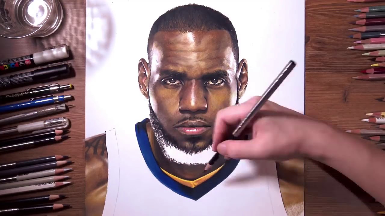 Lebron James Drawing at PaintingValley.com | Explore collection of ...