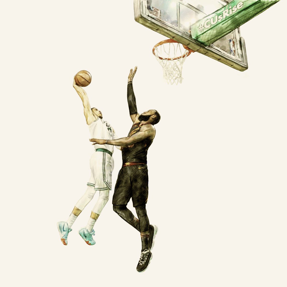 Lebron James Dunk Drawing at Explore collection of