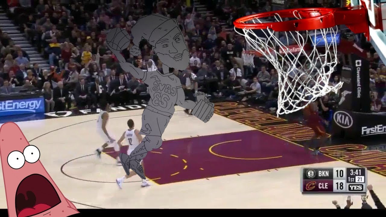 1280x720 drawing lebron james dunking - Lebron James Dunk Drawing