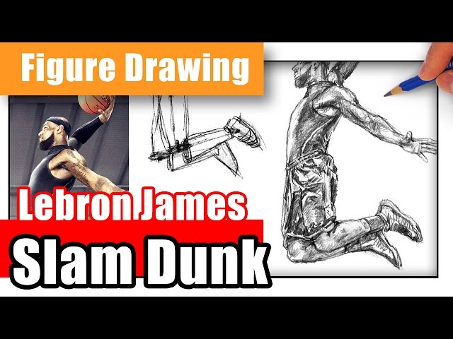 640x480 how to draw lebron james dunking - Lebron James Dunk Drawing