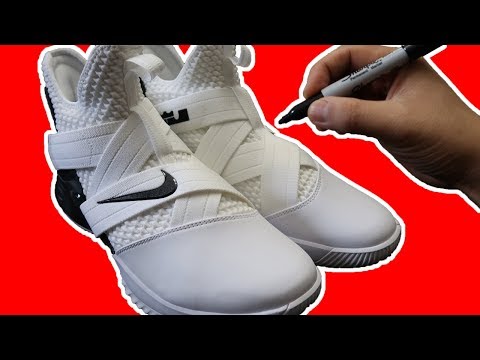 480x360 drawing lebron on lebron soldier xiis! drawing on shoes art - Lebron James Shoes Drawing