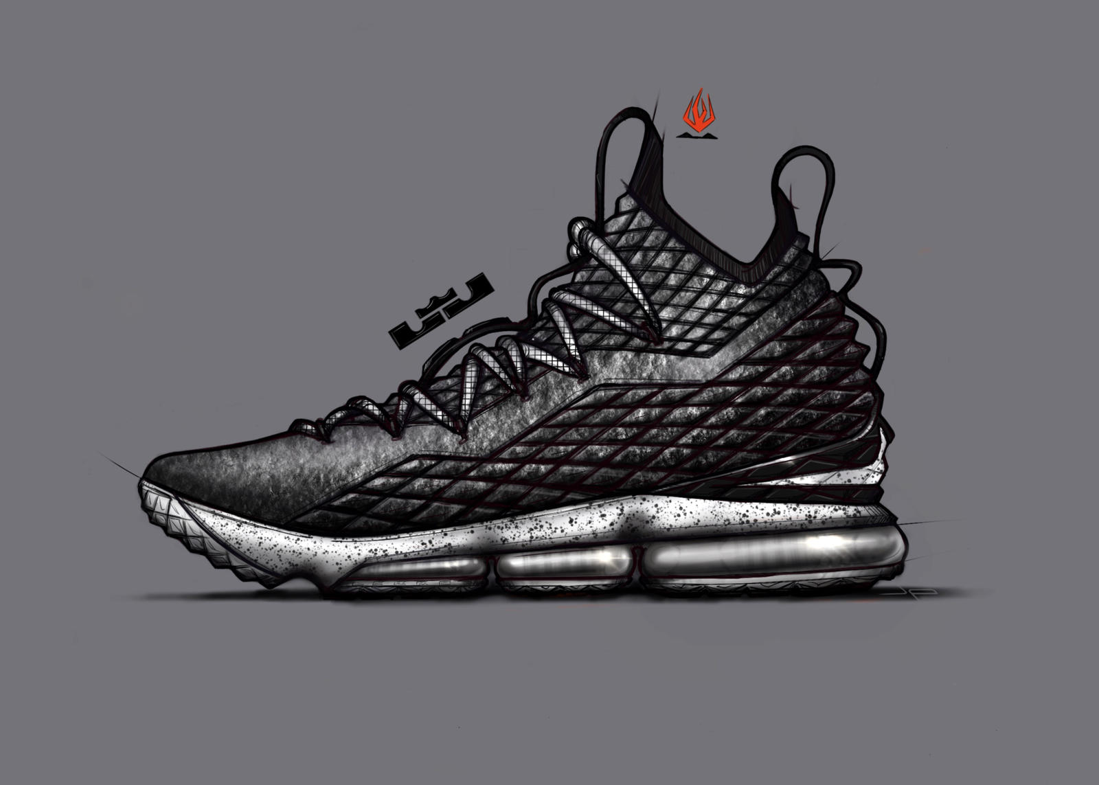Lebron James Shoes Drawing at PaintingValley.com | Explore collection